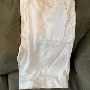 Linen white SJ collection shorts